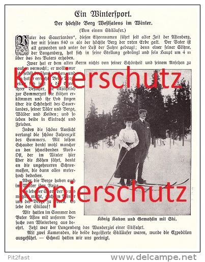 Original Zeitungsbericht - 1911 - Wintersport , Ski , Skispringen , Astenberg , Wilnsdorf !!! - Sports D'hiver