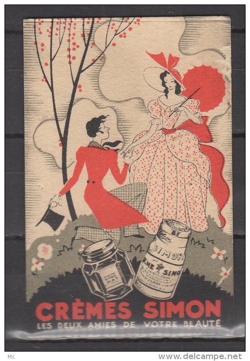 Carte Parfumée - Crèmes Simon - Vintage (until 1960)