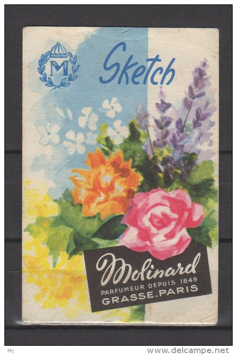 Carte  Parfumée  -  Sketch   - Molinard - Grasse - Vintage (until 1960)