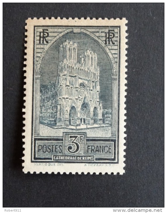 FRANCE - 1929-31 : Cathédrale De Reims N° 259 YV ET T - 1er Choix - Ungebraucht