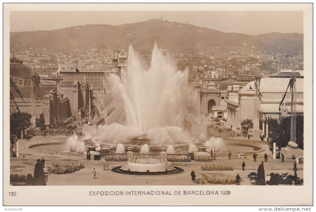 España--Barcelona--Pueblo Español--1929--Fuente Magica ( Un Aspecto ))--Exposicion Internacional De Barcelona - Barcelona