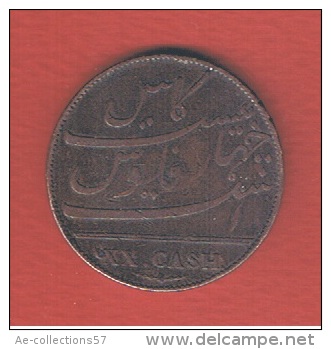EAST INDIA COMPAGNY    -- 20 Cash 1803    ---   état  TB+   --  Km #  321 - Colonies