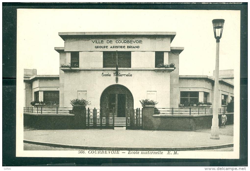 N°566 -  Courbevoie  - Ecole Maternelle  RAA51 - Courbevoie