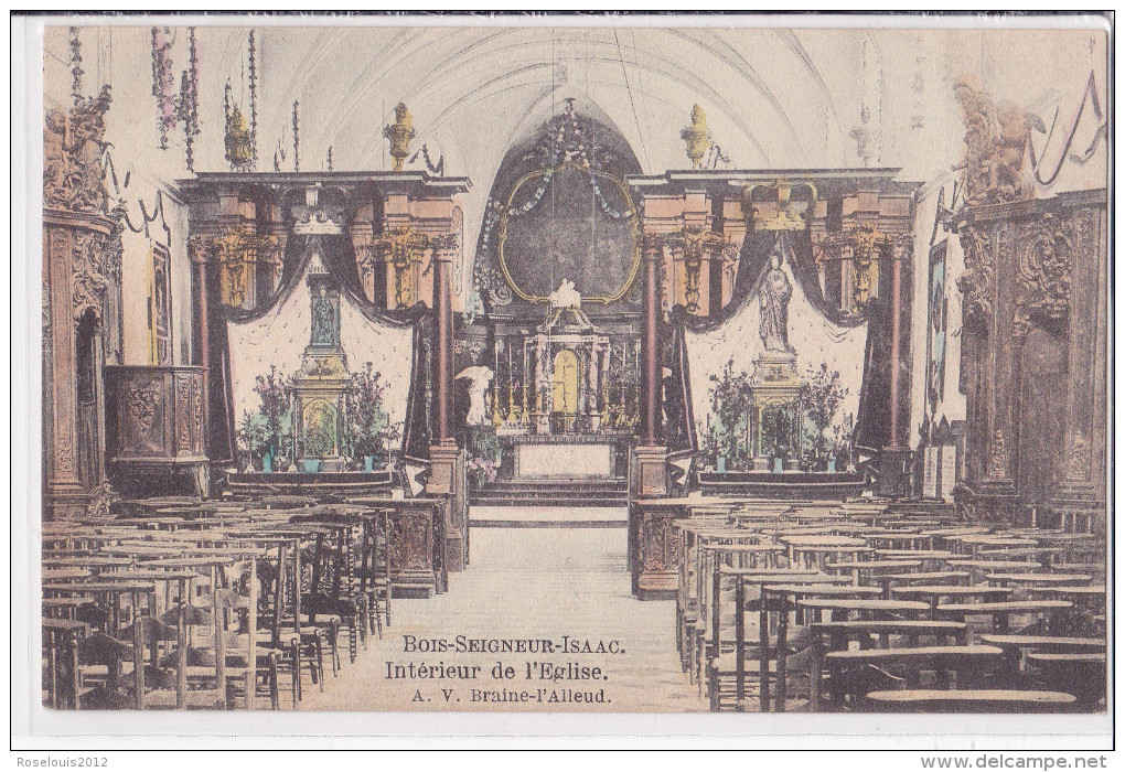 BOIS-SEIGNEUR-ISAAC : Intérieur De L'église - Braine-l'Alleud