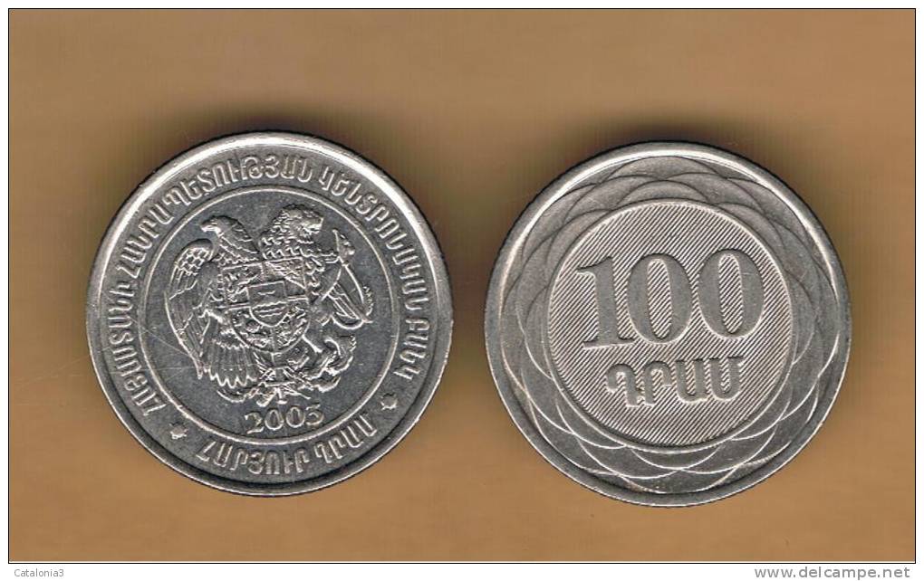 ARMENIA -  100 Drams 2003  KM95 - Armenia