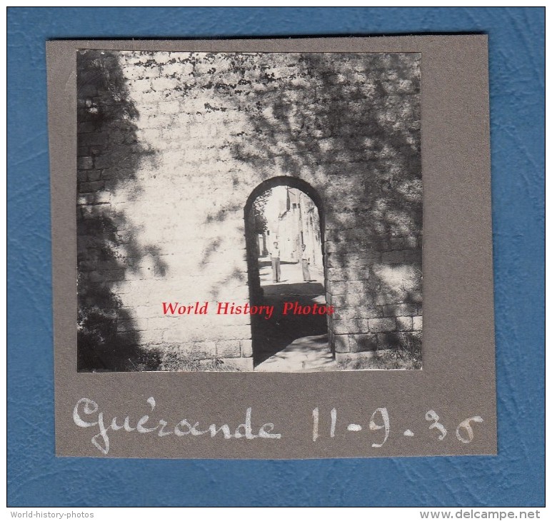 Photo Ancienne - GUERANDE ( Loire Atlantique ) - 11 Septembre 1936 - Lieux