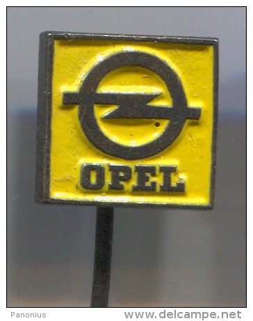 OPEL - Car  Automobile, Vintage Pin Badge - Opel