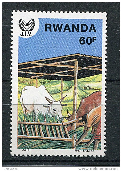 (cl.18 - P1)  Rwanda** N° 1254 (ref. Michel Au Dos) - Nourriture Du Bétail : Bovins - - Autres & Non Classés