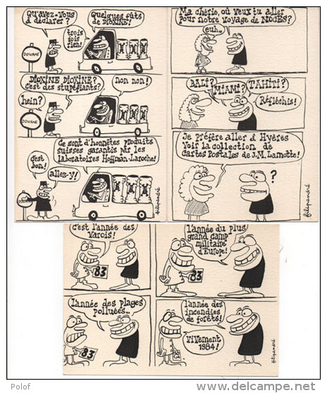 FILIPANDRE - 3 Cartes - Humour - Tirages Limités Et Numérotés (2) (76323) - Filipandre