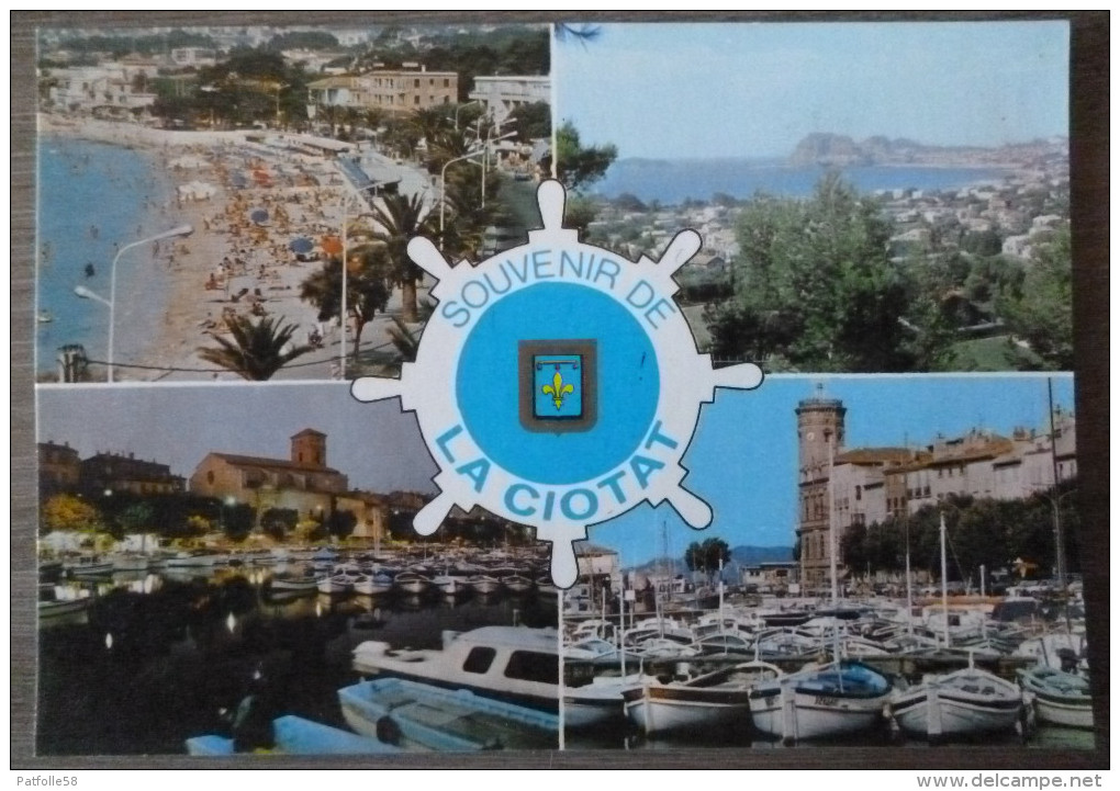 LA CIOTAT (13).LOT DE 3 CPM . ANNEES 1977 Et 1984.TBE.BLASON.ECUSSON. - La Ciotat