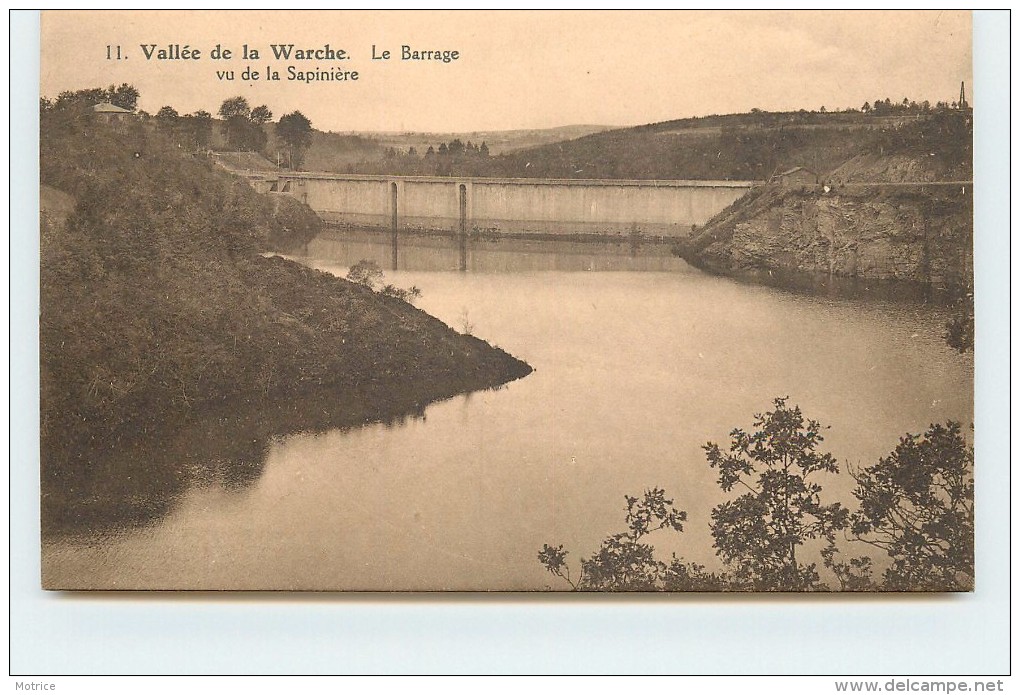 VALLÉE DE LA WARCHE - Le Barrage Vu De La Sapinière. - Malmedy