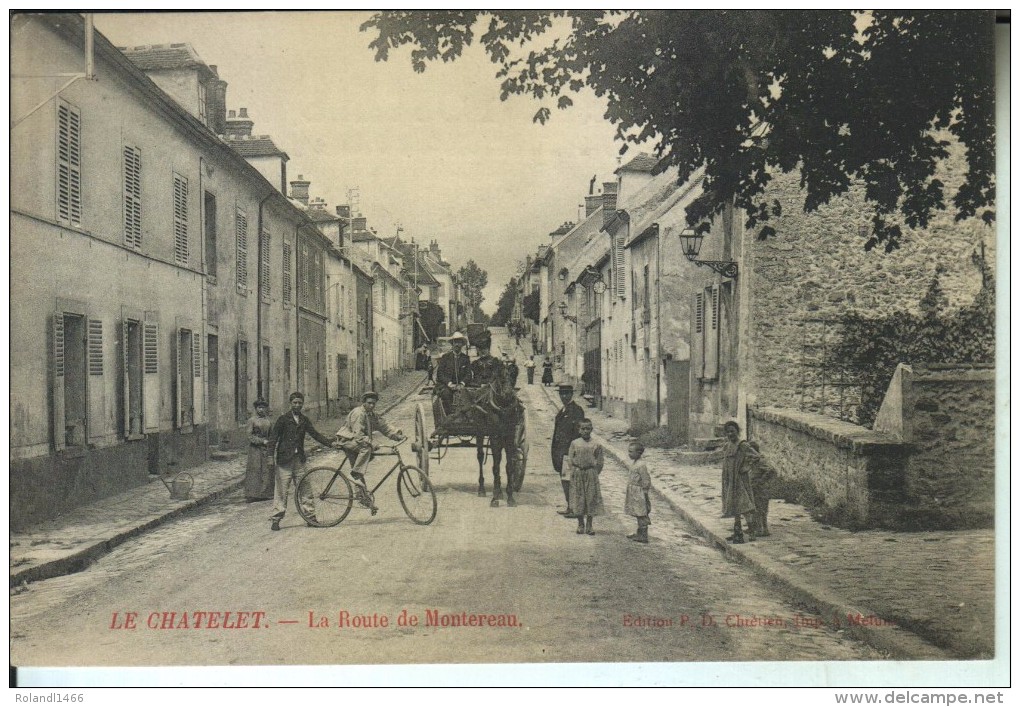 LE CHATELET La Route De Montereau (attelage) - Le Chatelet En Brie