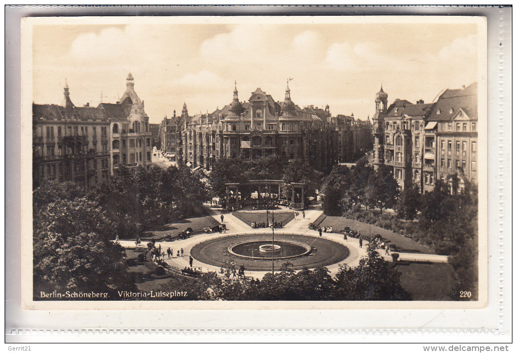 1000 BERLIN - SCHÖNEBERG, Viktoria-Luiseplatz, 1937 - Schoeneberg