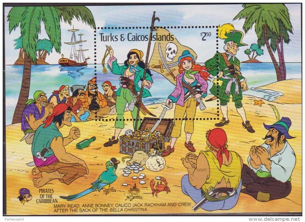 TURKS & CAICOS  DISNEY  SHEET MNH  FOGLIETTI NUOVO - Disney