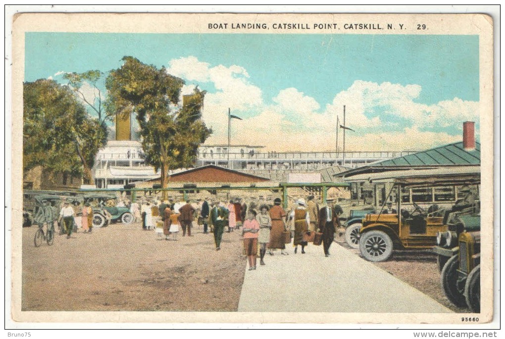 Boat Landing, Catskill Point, Catskill, N.Y. - Catskills