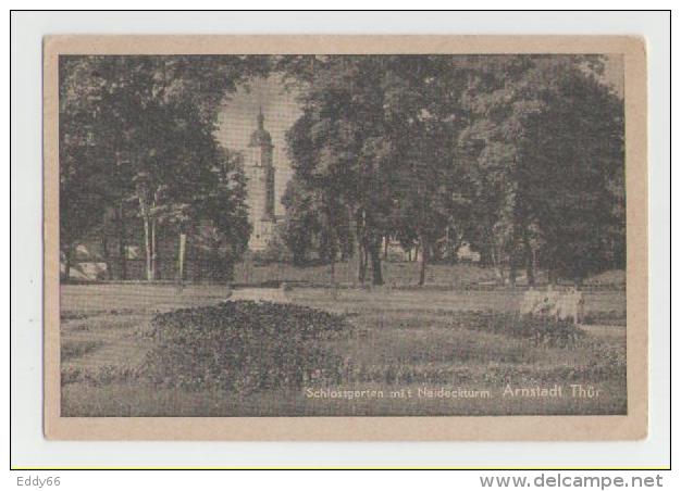 Arnstadt-Schlossgarten Mit Neideckturm - Arnstadt