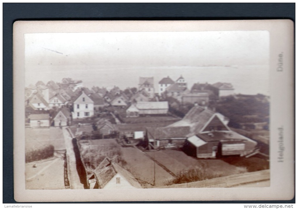 ALLEMAGNE, HELIGOLAND, PHOTOGRAPHIE DE G. FRIEDERICHS, HOFPHOTOGRAPH, DÜNE, FORMAT: 16,5 X 17 Cm, SUPPORT CARTON - Lieux