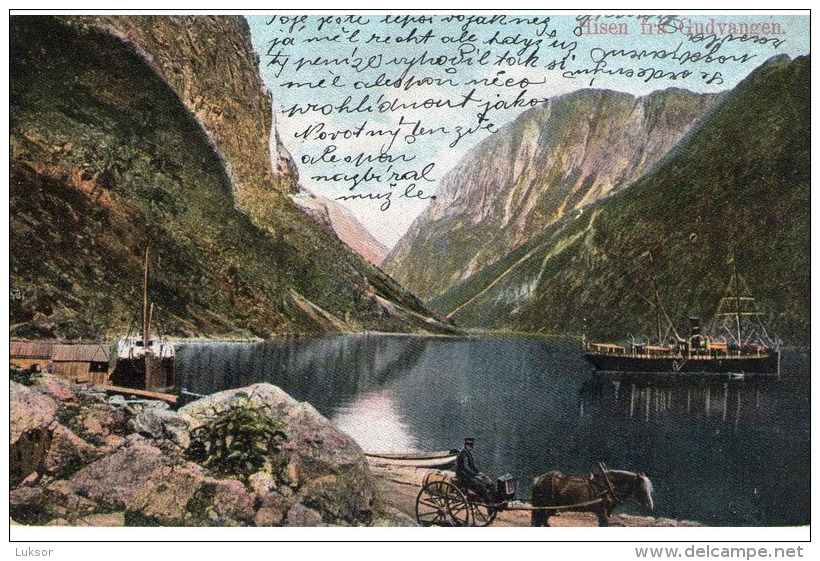 GUDVANGEN YEAR 1906 Excelent Quality RARE - Noruega
