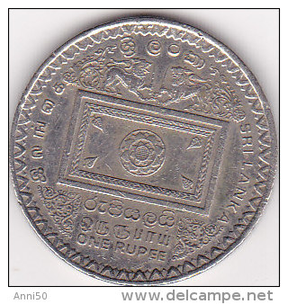 Münze Von Sri Lanka, 1 Rupee,1992, Ansehen - Sri Lanka (Ceylon)