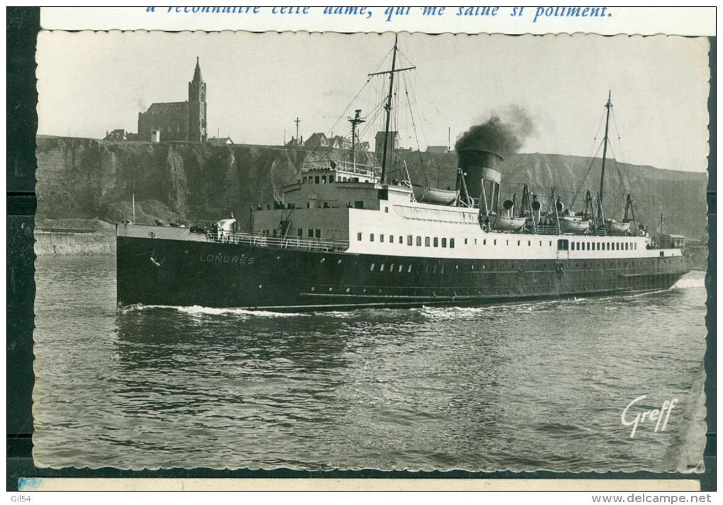 En Normandie - Dieppe - Le S.S. "Londres" Sortant Du Port  - Raa83 - Ferries