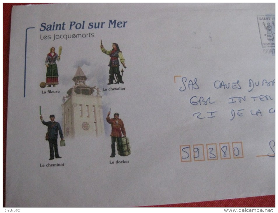 PAP Saint Pol Sur Mer, Géant Les Jacquemarts, La Fileuse, Le Chevalier, Le Cheminot, Le Docker, Socx - Carnaval