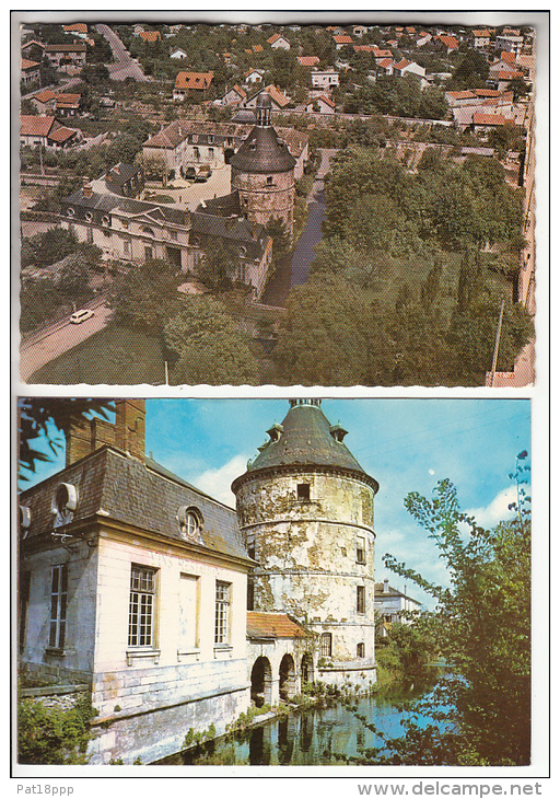 SAINTE GENEVIEVE DES BOIS 91 - Le DONJON - Petit Lot De 2 CPSM CPM GF N° 7 - Essonne (toutes Scannées) - Sainte Genevieve Des Bois