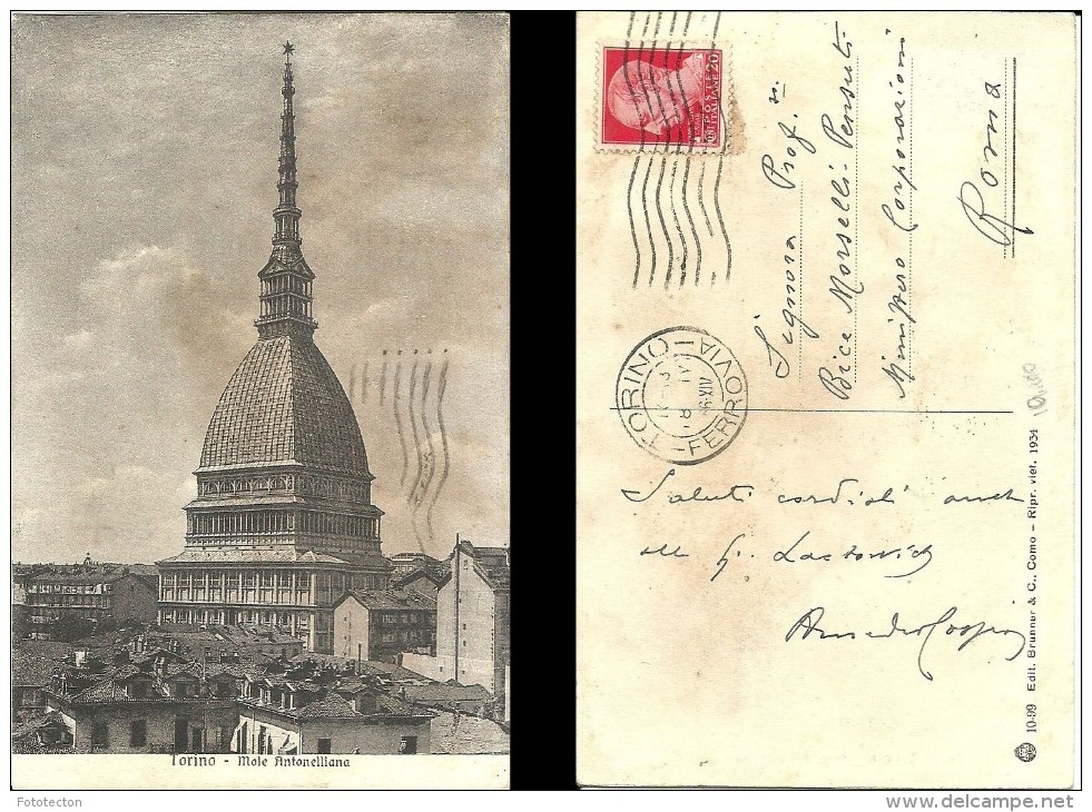 Torino - Mole Antonelliana - 1936 - Mole Antonelliana