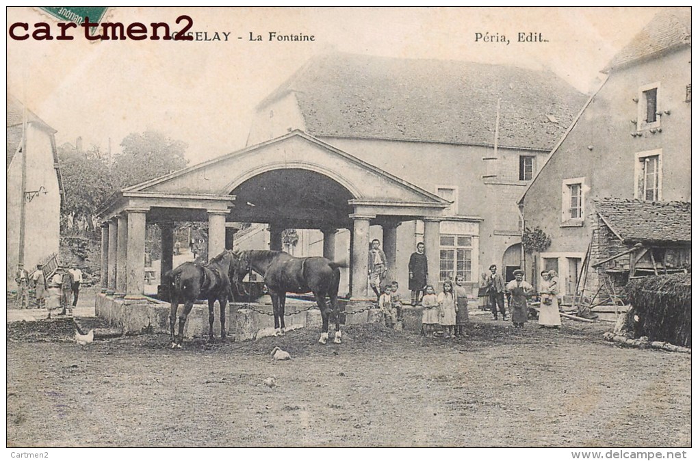 OISELAY LA FONTAINE ANIMEE CHEVAUX ET ENFANTS 70 HAUTE-SAONE - Autres & Non Classés