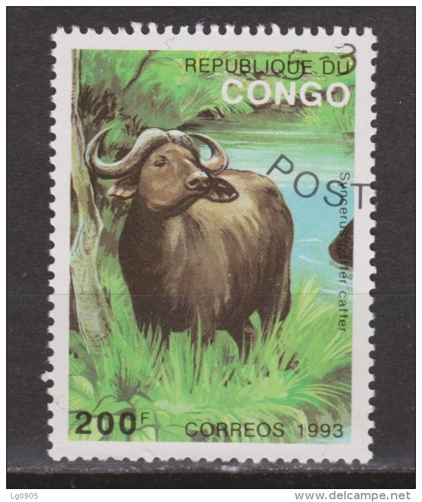 Congo Used ; NOW MANY STAMPS OF BUFFELO Buffel, Buffle, Bufalo 1993 - Vacas