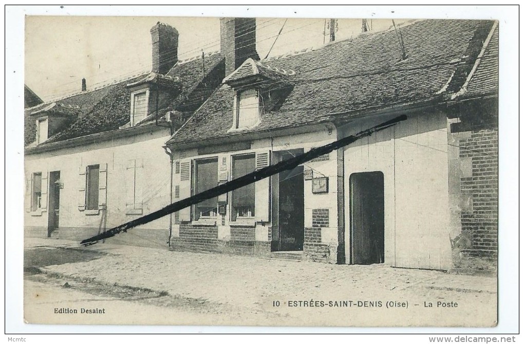 CPA - Estrées St Saint Denis - La Poste - Estrees Saint Denis