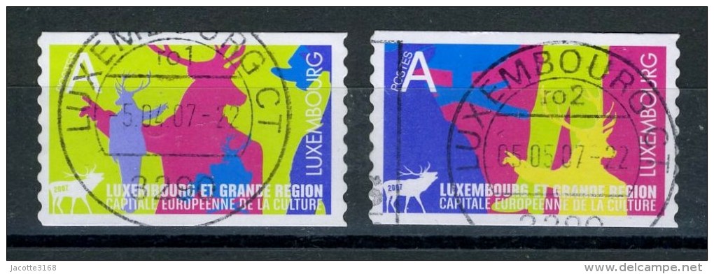 LUXEMBOURG 2007 / YT 1682 + 1683 OBL. OBL. - Gebraucht