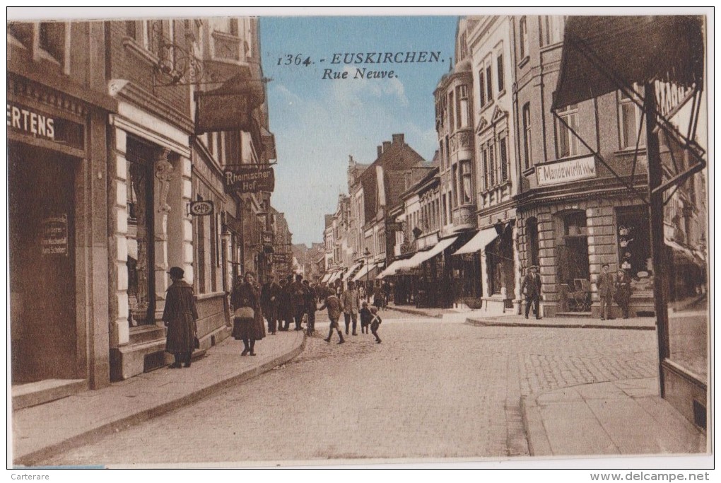 Deutschland,DEUTSCHES,ALLEMAGNE,NORTH RINE WESTPHALIA,CITY EUSKIRCHEN,RUE NEUVE,foule,RHEINISCHER HOF,MANDEWIRTH,rare - Euskirchen