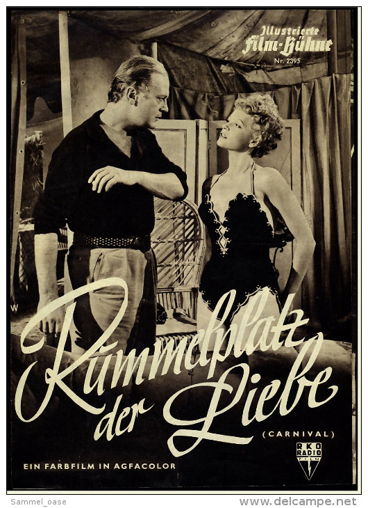 Illustrierte Film-Bühne  -  "Rummelplatz Der Liebe" -  Mit Eva Bartok  -  Filmprogramm Nr. 2395 Von Ca. 1954 - Revistas