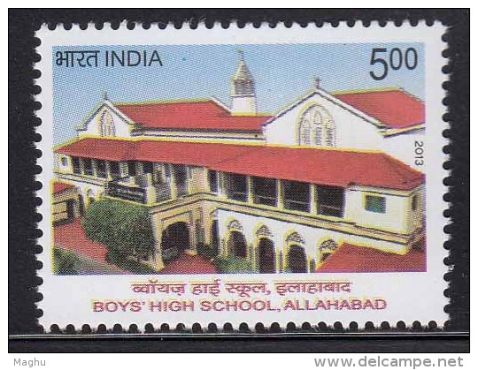 India MNH 2013, Boy's High School Allahabad, Education, - Neufs