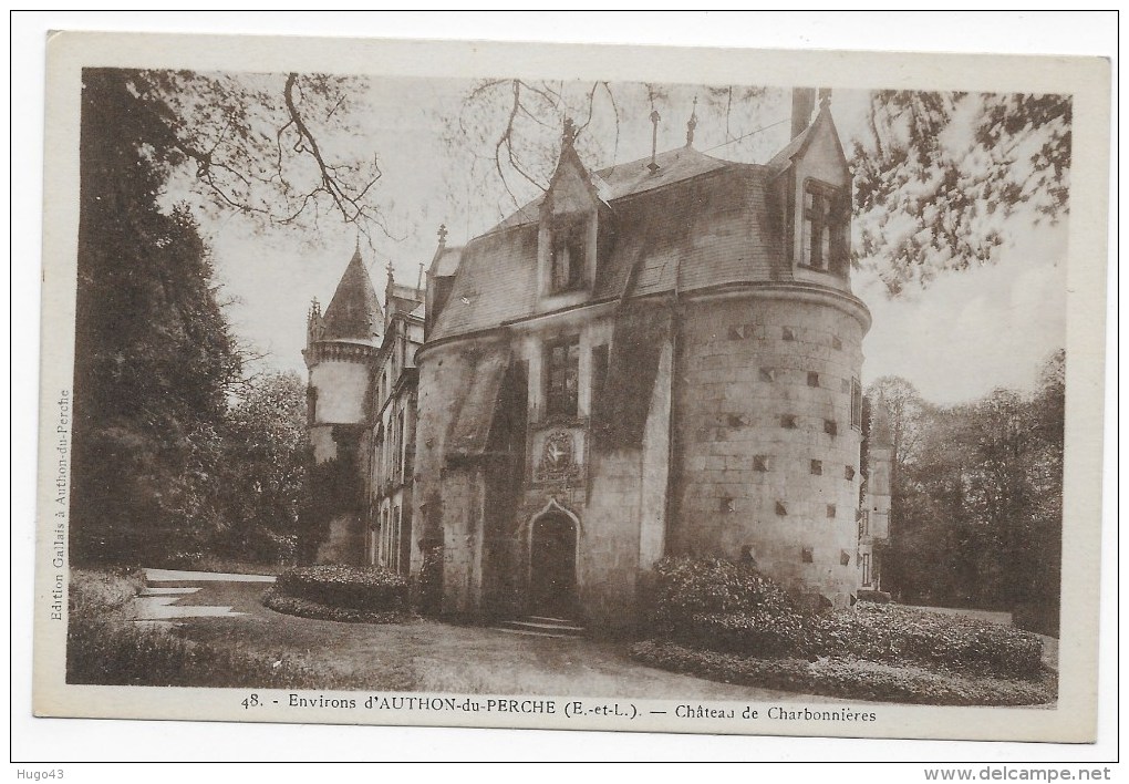 ENVIRONS D´ AUTHON DU PERCHE - N° 48 - CHATEAU DE CHARBONNIERES - Autres & Non Classés