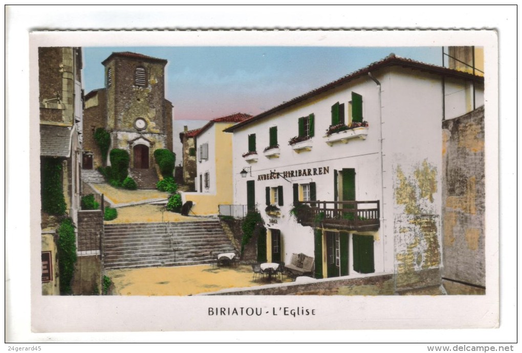 CPSM BIRIATOU (Pyrénées Atlantiques) - L'église - Biriatou