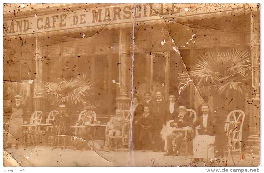 Arles -Grand Cafe De Marseille ( Carte Photo ) - Arles