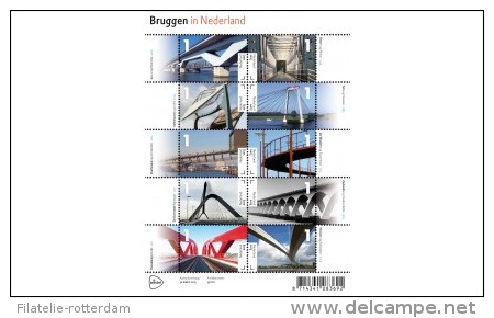 Nederland / The Netherlands - Postfris / MNH - Sheet Bruggen In Nederland 2015 NEW!!! - Nuevos