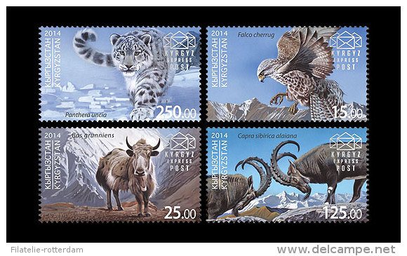 Kirgizië / Kyrgyzstan - Postfris / MNH - Complete Set Fauna 2014 NEW!!! VERY RARE!!! - Kirgizië