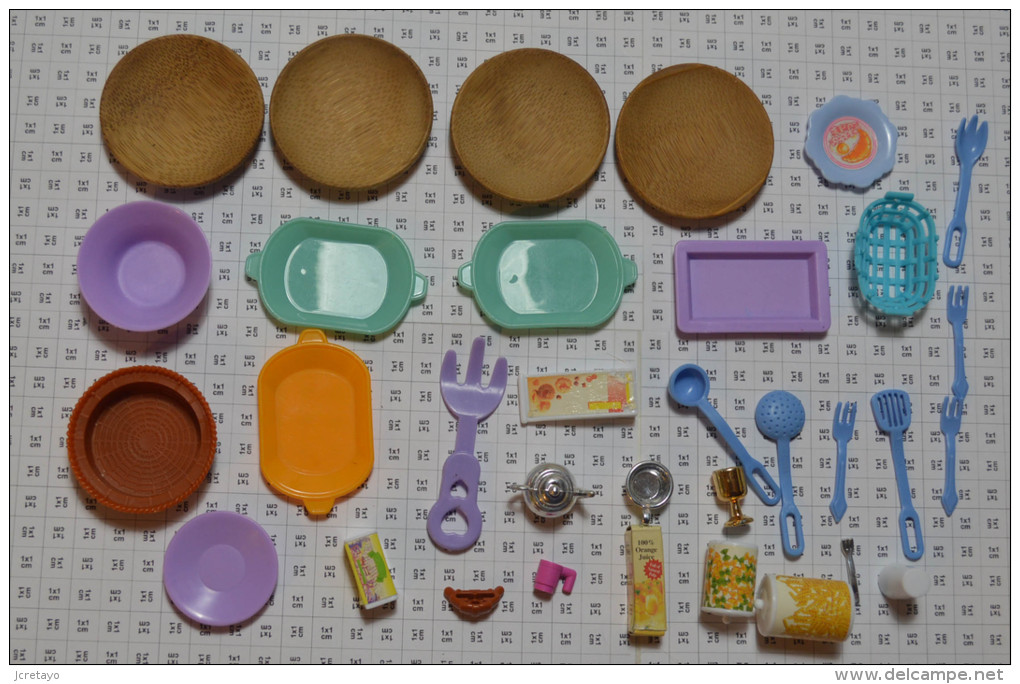 Lot D'objets Barbie : Accessoires Cuisine - Barbie