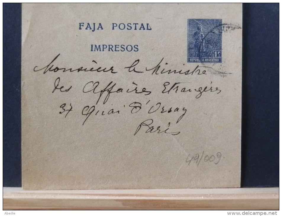 49/009  FRAGMENT DE BANDE DE JOURNAUX - Postal Stationery