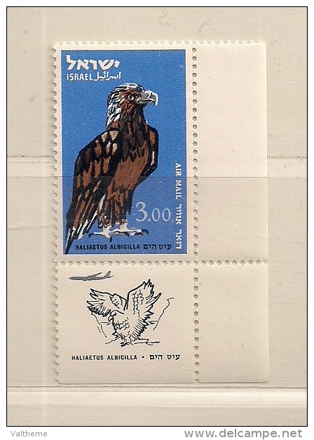 ISRAEL   ( ASISR - 217 )  1963  N° YVERT ET TELLIER  N°  37   N** - Aéreo