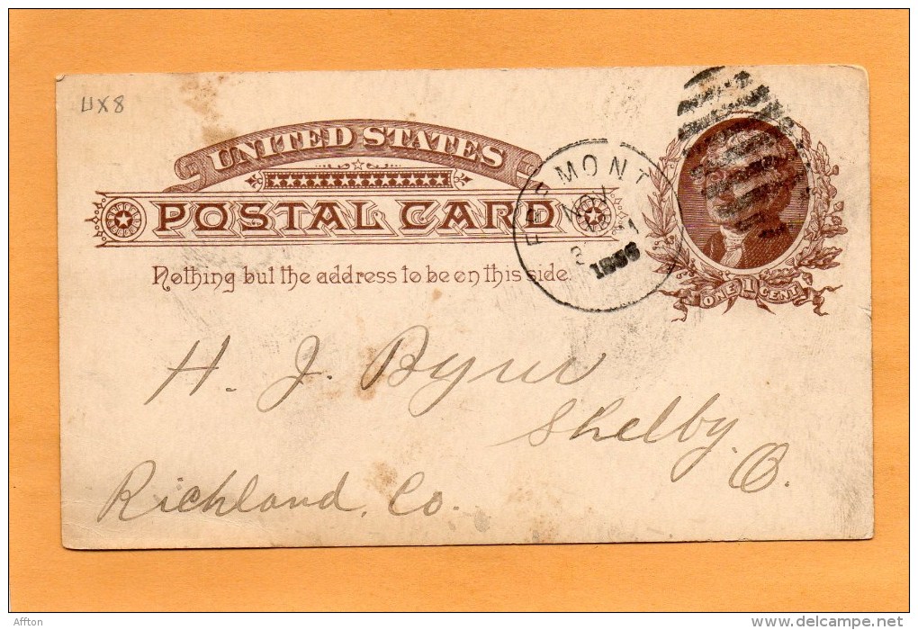 United States 1889 Card Mailed - ...-1900