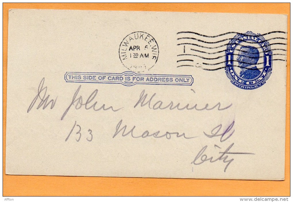 United States 1911 Card Mailed - 1901-20