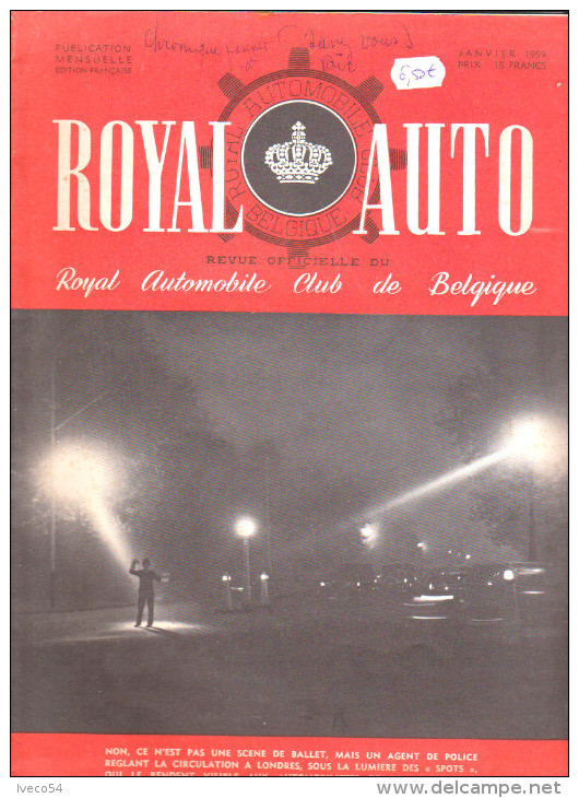 1959 Royal Auto ( Revue Automobile Club De Belgique ) - Automobili