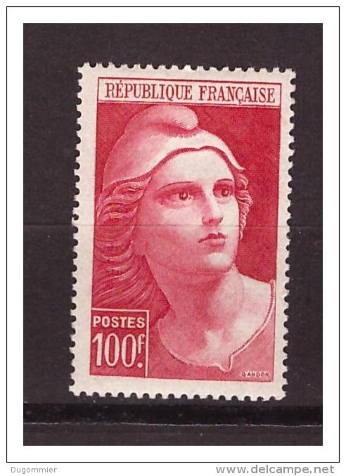 FRANCE Yv 733 Marianne De Gandon Neuf** 100f Carmin - Nuovi