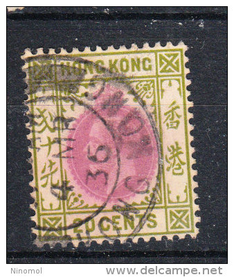 Hong Kong   -   1912.  George V.  20 C. Green Olive - Unused Stamps