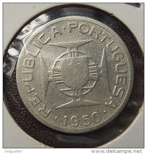 Portugal Moçambique 2,5 Escudos 1950 Silver - Portugal