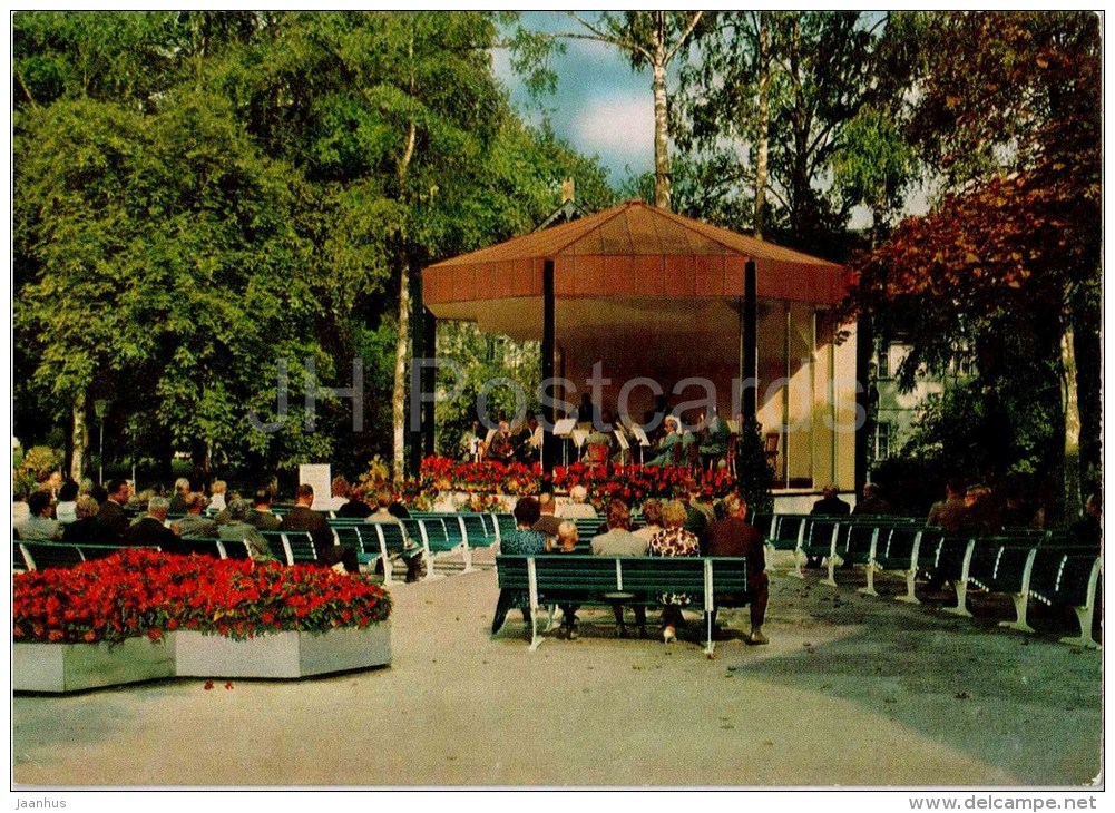 Bad Steben Im Frankenwald - Musikpavillon In Kurpark - Music Pavilion - 1975 Gelaufen - Bad Steben