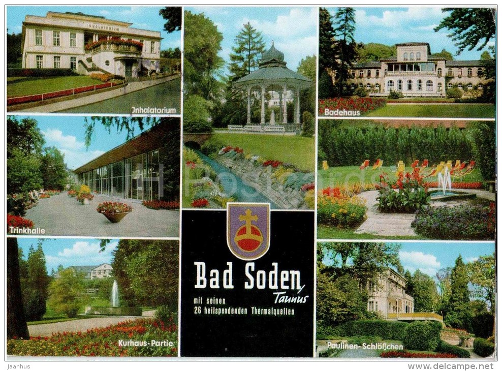 Bad Soden , Taunus - Inhalatorium - Badehaus - Trinkhalle - Thermalquelle - 6232 - 1981 Gelaufen - Bad Soden